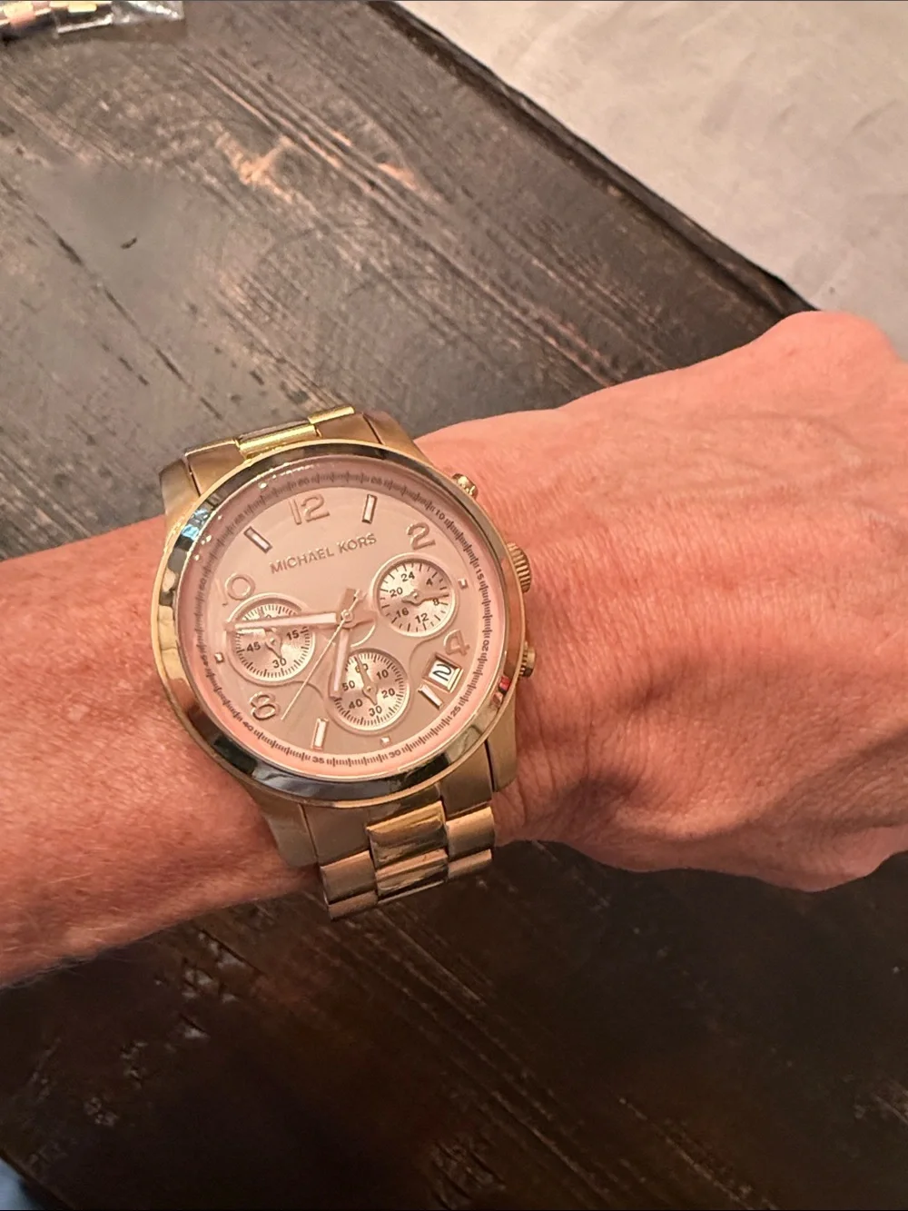 Michael Kors Rose gold watch